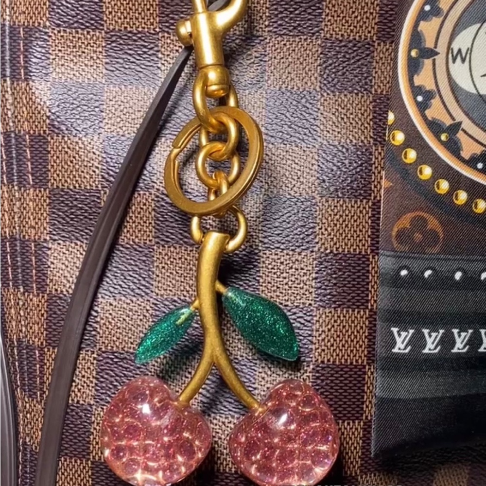 Cherry Keychain/Bag Charm || NEW
